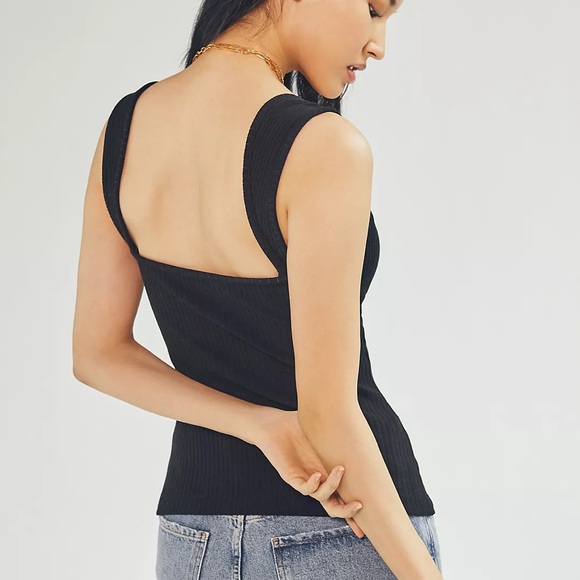 Agolde Isla Cut Out Tank Top - Picture 5 of 9